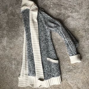 Chunky cardigan sweater